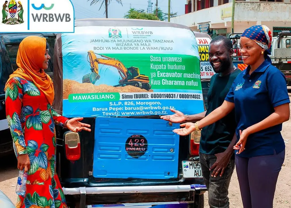  Madereva wa bajaji jijini Morogoro wakijengewa uelewa wa uhifadhi wa vyanzo vya maji