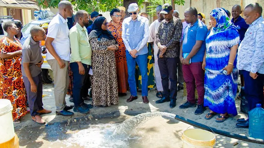 Spika Zungu Aridhishwa na Kasi ya Uchimbaji wa Visima Vinavyosimamiwa na WRBWB.