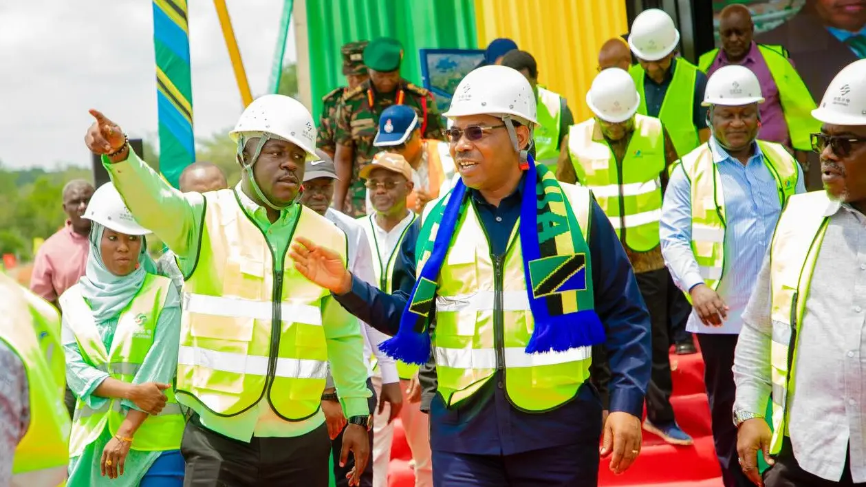 Mhe. Dkt Mwigulu Nchemba akagua Utekelezaji wa mradi wa ujenzi wa Bwawa la Maji Kidunda.