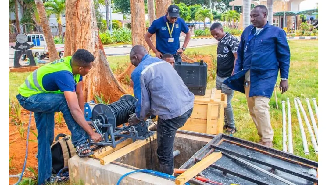 WAMI/RUVU YAFANYA TATHMINI YA VISIMA VITATU VYA MAJI BUNGENI DODOMA.